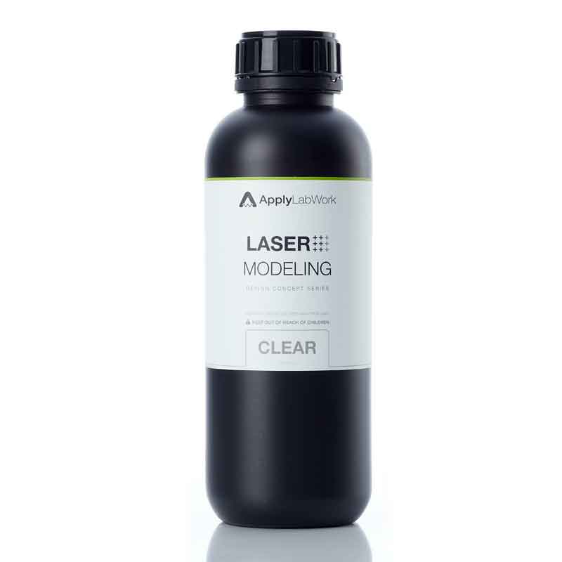ApplyLabWork SLA光形成 3D印刷人(Form2/Form3/MOAI用) モデリングレジン（Modeling Clear） 1Kg