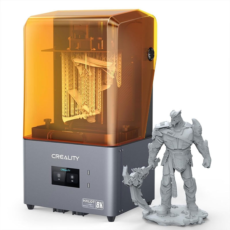 Creality 3D　Halot-Mage pro 3dプリンター 光造形 170mm/H高速印刷 10インチ8KモノクロLCD 造型228x128x230mm 3dプリンタ本体【正規販売代理店】｜AYARD