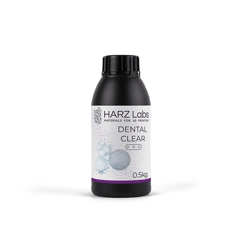 HARZLabs 歯科用デンタルクリアプロ 500g LCD光形成 3D印刷人用 (Anycubic Photon、Bean、FlashForge、Phrozen 3D印刷人、Wanhao、および余分の物のLCD軍事基地の印刷人）Dental Clear-Pro