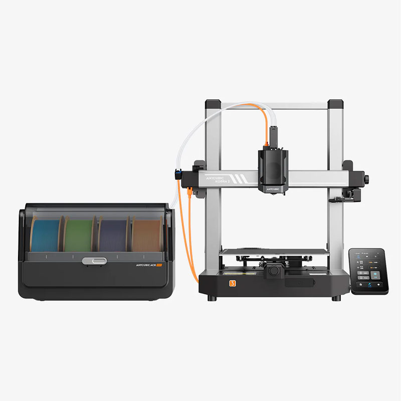 Anycubic Kobra 3 Combo 3dプリンター Kobra 3 ACE Pro 最大印刷速度600mm/s 多色印刷 最大8色対応 多色造形 オートレベリング 高精度 fdm ３ｄプリンタ LANモード 高速 静音マルチカラー印刷 造形サイズ250*250*260mm 日本語UI 日本語マニュアル【正規販売代理店】