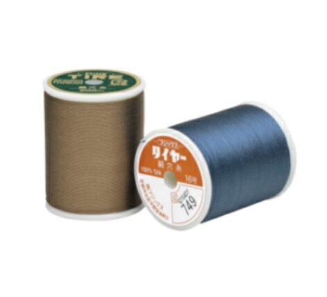 楽天市場】ミシン糸 タイヤー絹穴糸 16号200m 大巻 その1 フジックス