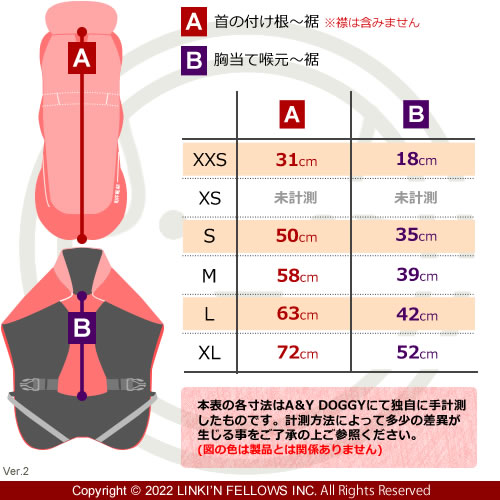 丈サイズ表