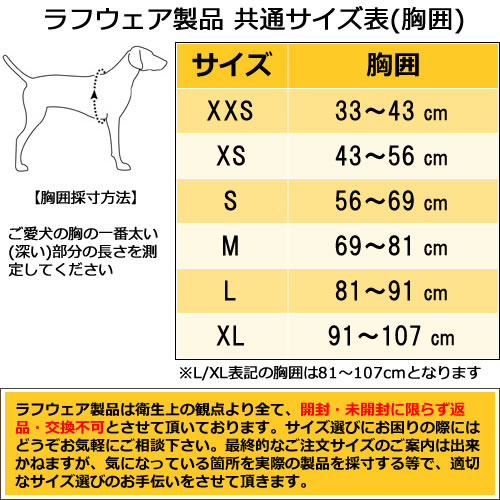 サイズ表