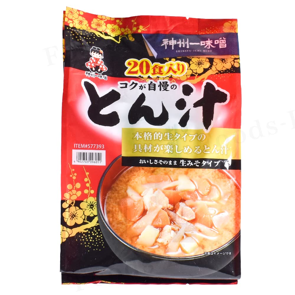 楽天市場】≪20食入≫【神州一味噌】とん汁 コクが自慢のとん汁 お徳用