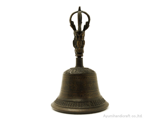 ガンダーベル　ガンター　ドルジェ　金剛鈴　ネパール　チベット ハンドベル 仏具 チベタンベル スペシャルクオリティ(九鈷金剛鈴 ガンター