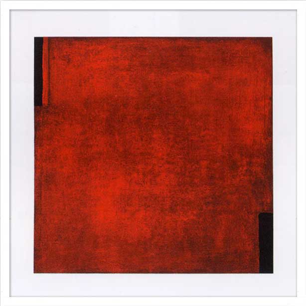 絵画・抽象画 （Silkscreen)(ユルゲン・ウェグナー アンタイトル、1996（シルクスクリーン）)/額入り 額装込 風景画絵画・壁掛けアートは、リビングや玄関におすすめのインテリア。かわいい壁飾りはお部屋を癒やしてくれそう。プレゼントにも。 3Lサイズ おしゃれ 壁掛け 絵
