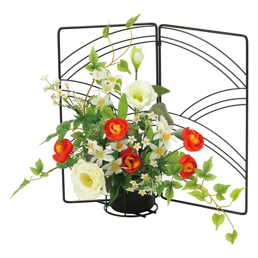 フラワーアレンジメント　造花 造花・アートフラワーアレンジメント】オリエンタル・ジャングラ