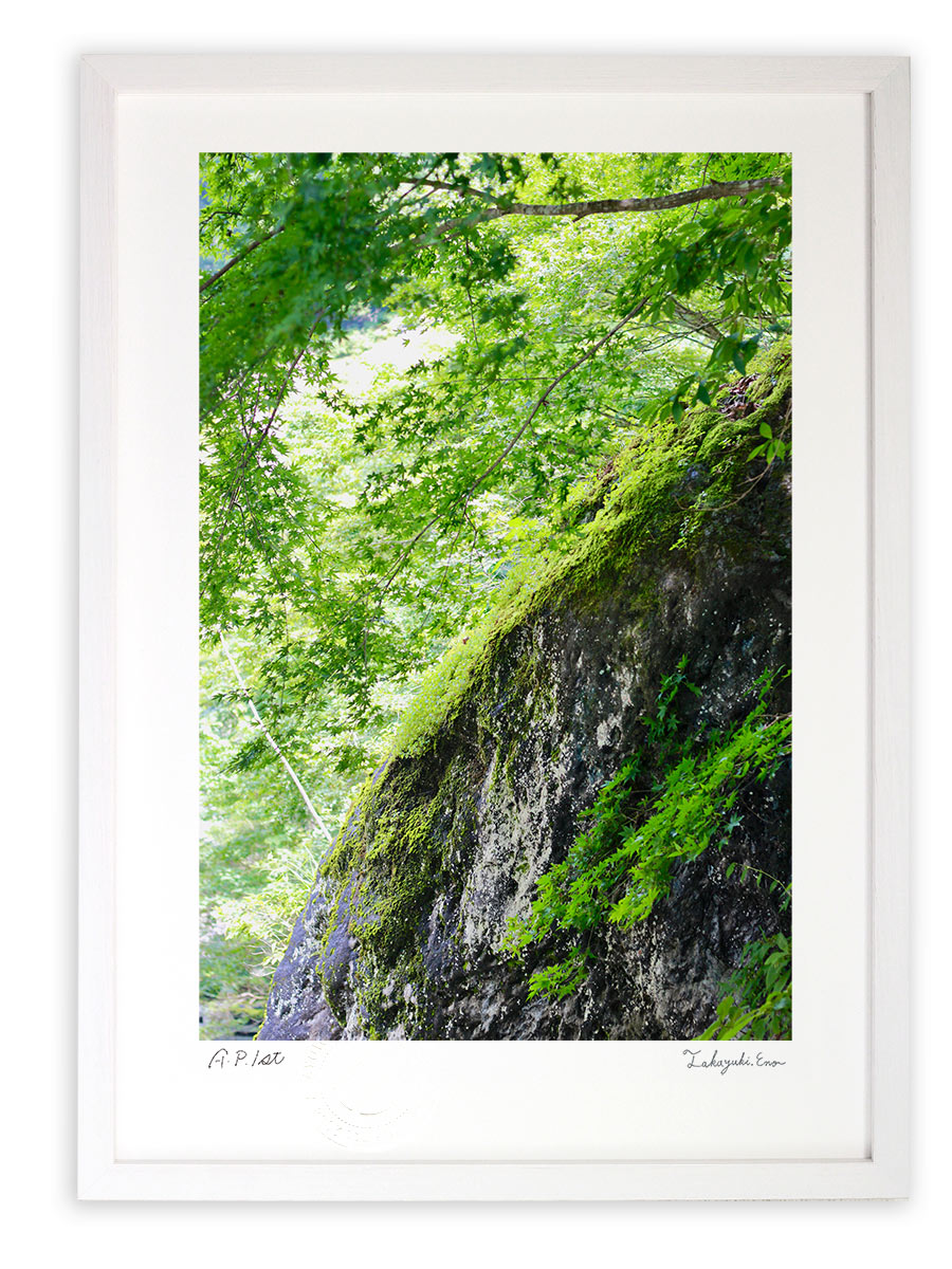 最大100%ポイントバック！限定抽選 版画 絵画 清涼な夏山/アートフォト インテリア 額入り 額装込 風景画 油絵 ポスター アート アートパネル リビング 玄関 プレゼント モダン アートフレーム 飾る おしゃれ 壁掛け 絵