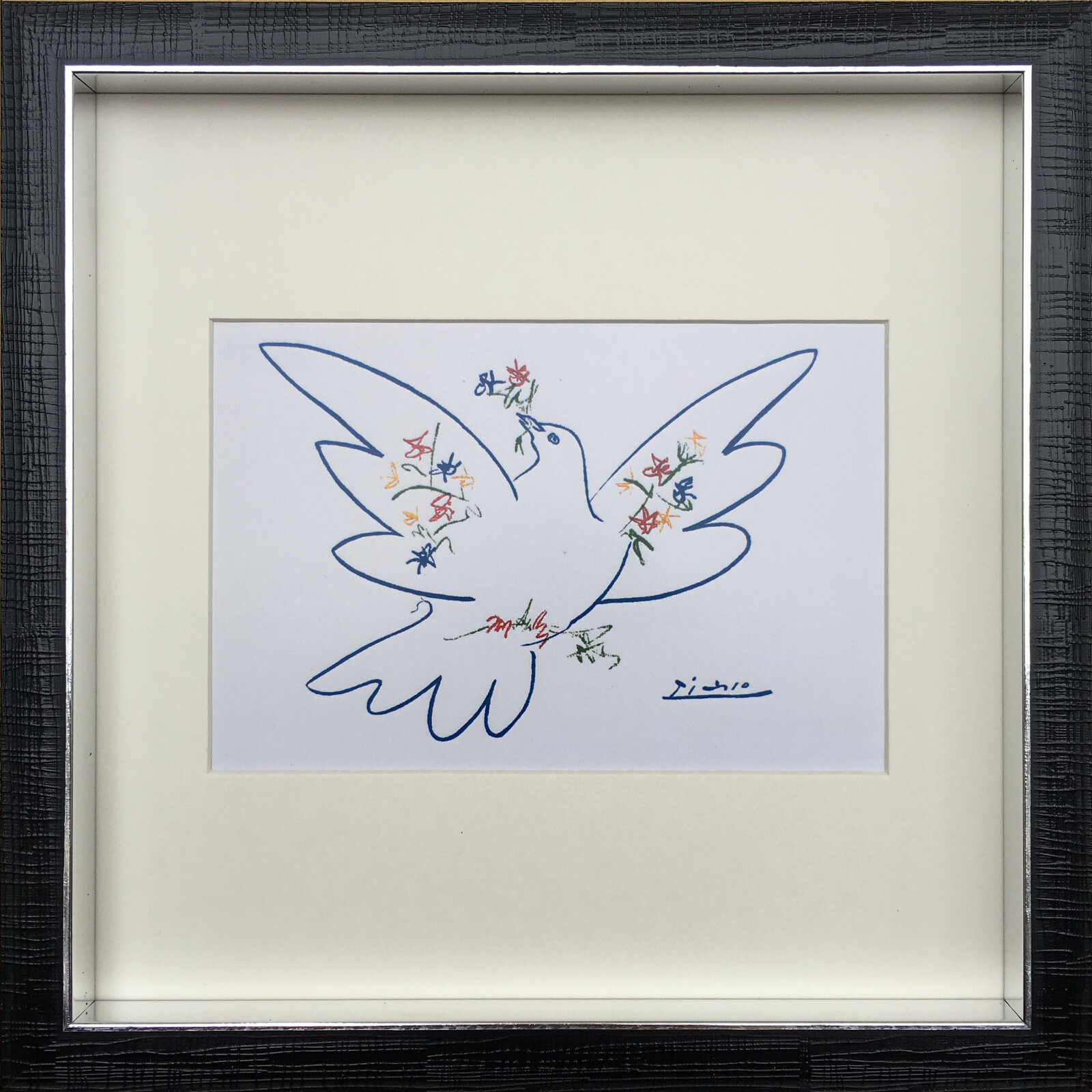絵画　ピカソ　ジクレー版画 パブロ・ピカソ『母と子』ジクレー 【絵画 額付 新品 版画