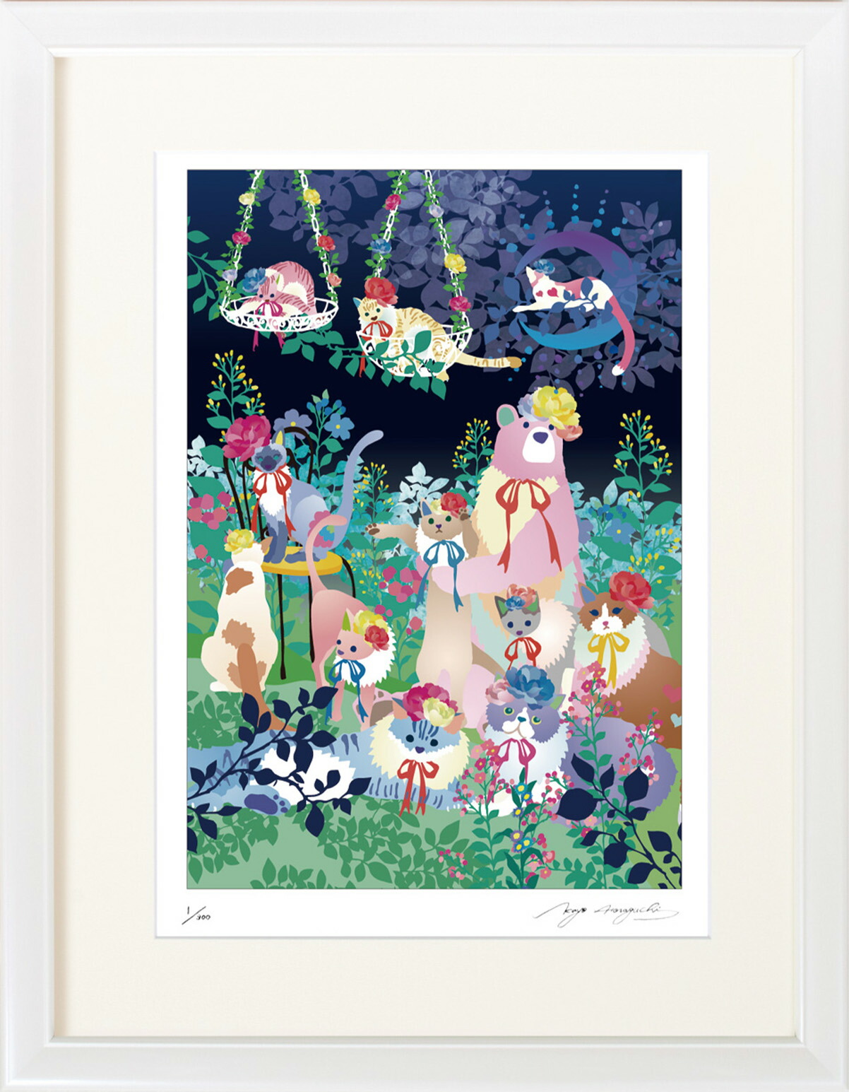 額縁付　DOODLES 版画 額縁付DOODLES 版画