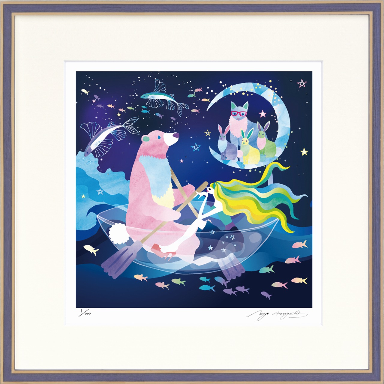 楽天市場】【スーパーSALE10％OFF】絵画 ほらぐちかよ 雨が降る