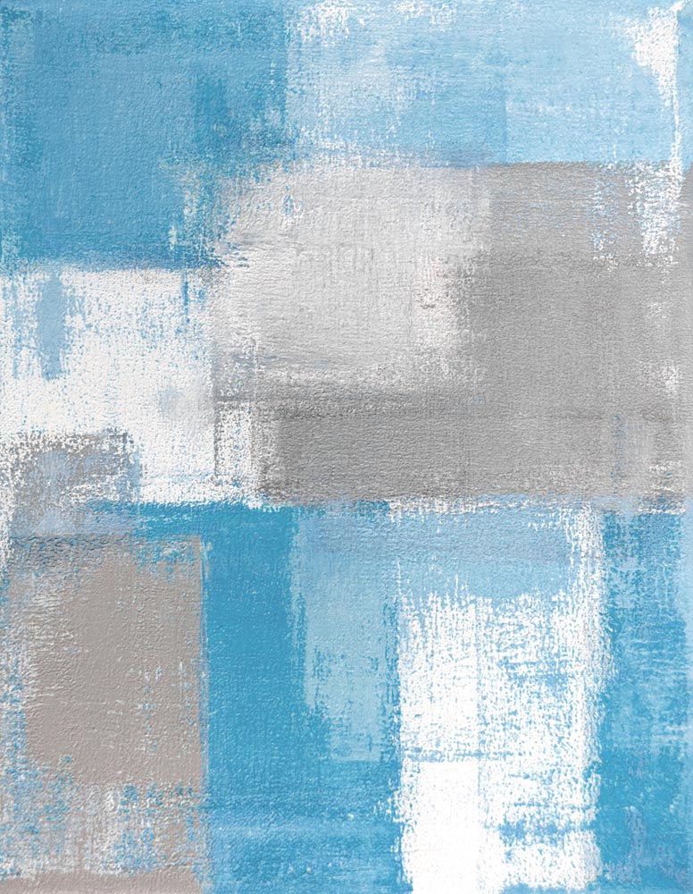 【絵画】アートパネル Grey and Blue Abstract Art Painting/アート 壁掛け 飾る キャンバス リビング 玄関 インテリア プレゼント ギフト 抽象画 デザイン 4Lサイズ 巣ごもり|絵画・壁飾り 風景専門店あゆわら
