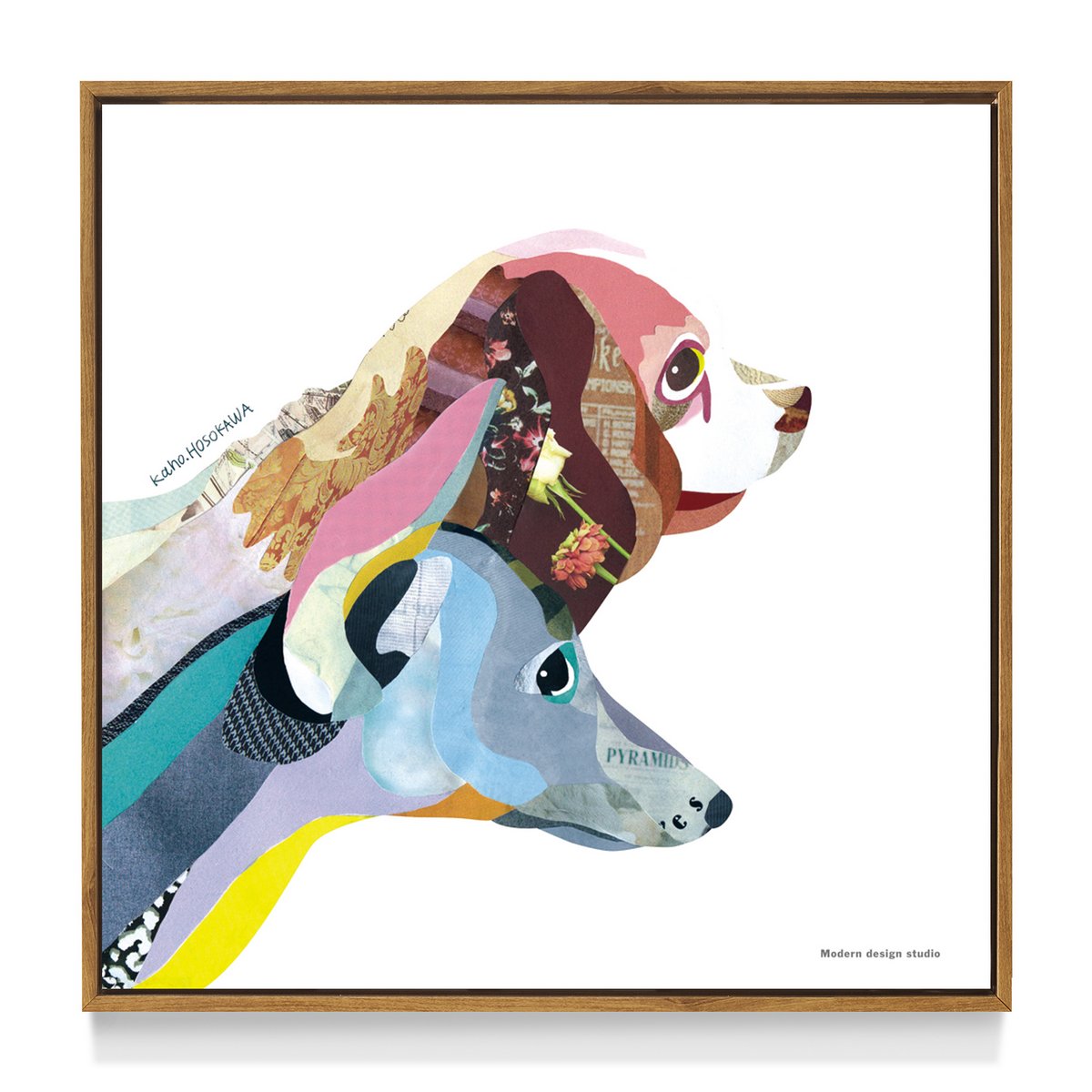 【美品】犬 絵画 ワイマラナー 額装 樹脂加工 アンティーク調 楽天市場】アートパネル kaho.HOSOKAWA 細川華歩 Dog ドッグ