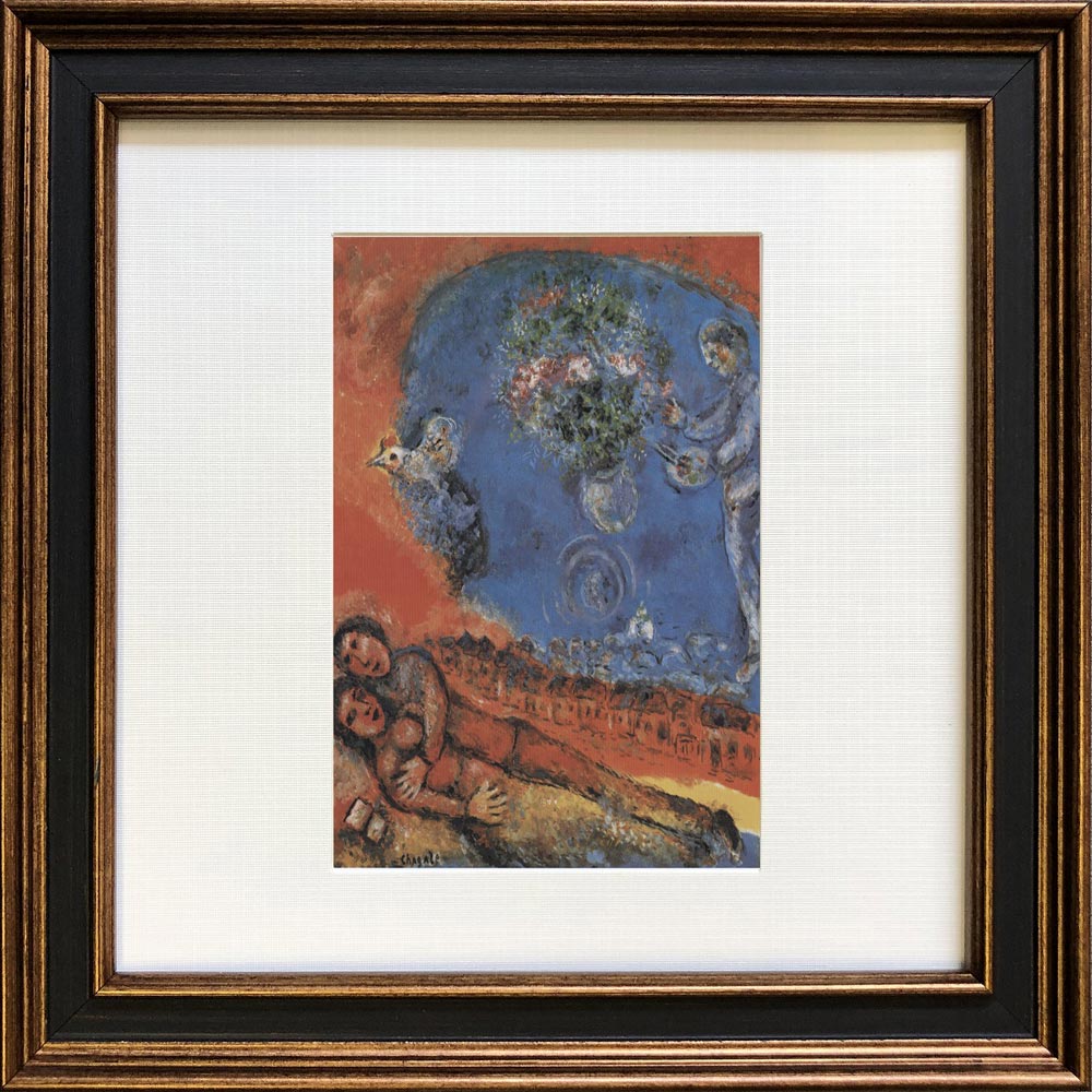 楽天市場】マルク・シャガール 赤い馬と太陽 サーカス 絵画
