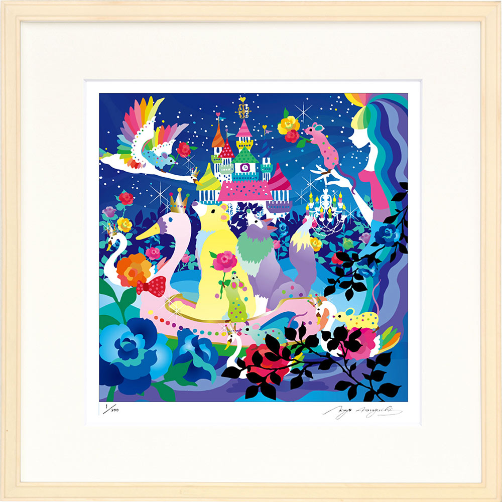 楽天市場】絵画 ホラグチ カヨ 響け空まで インテリア 壁 に飾る絵