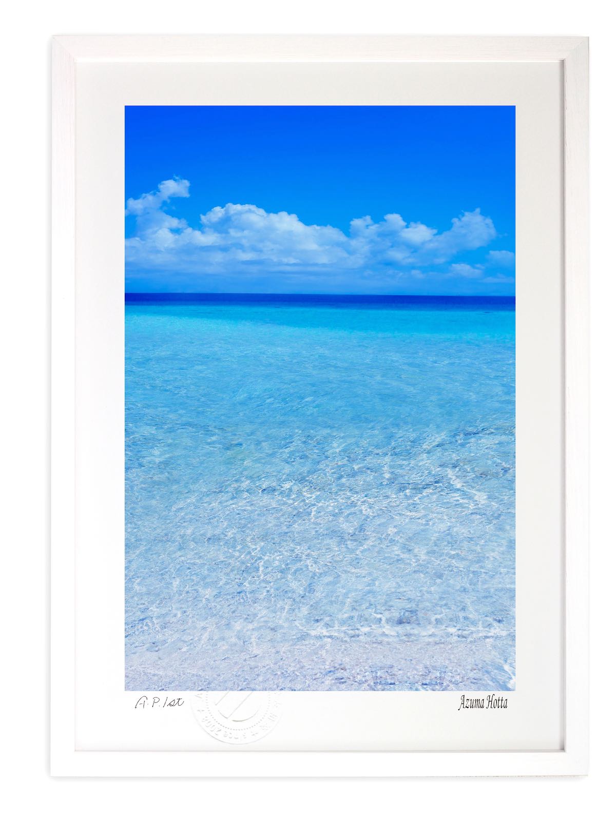 最大100%ポイントバック！限定抽選 版画 絵画海001/インテリア 額入り 額装込 風景画 油絵 ポスター アート アートパネル リビング 玄関 プレゼント モダン アートフレーム 飾る おしゃれ 壁掛け 絵
