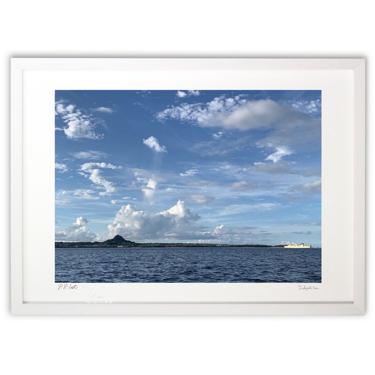児島虎次郎、【瀬戸内風景】、希少な額装用画集より、新品額装付、状態良好 児島虎次郎、【瀬戸内風景】、希少な額装用画集より、新品額装付
