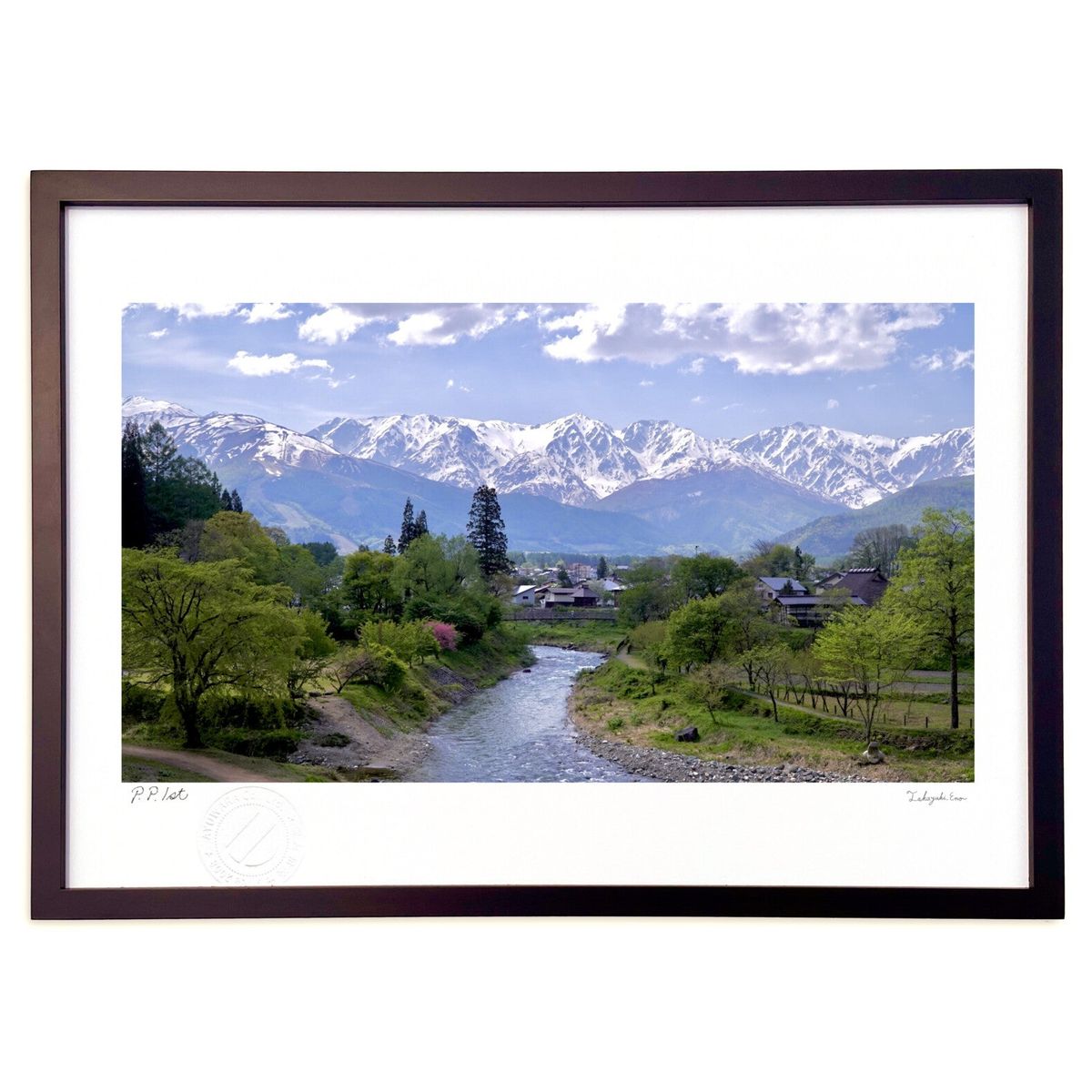 楽天市場】絵画 泉羽鶴美 油絵・油彩画 『南アルプス』 山 植物 風景