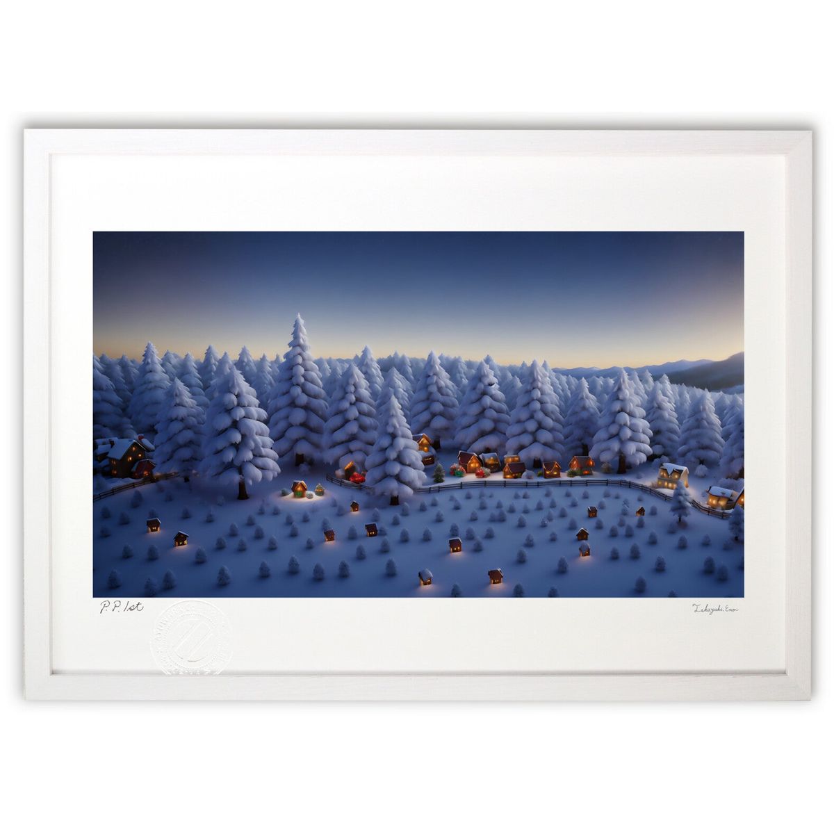 楽天市場】絵画 久保守 油絵・油彩画 『降誕祭』 室内風景 クリスマス