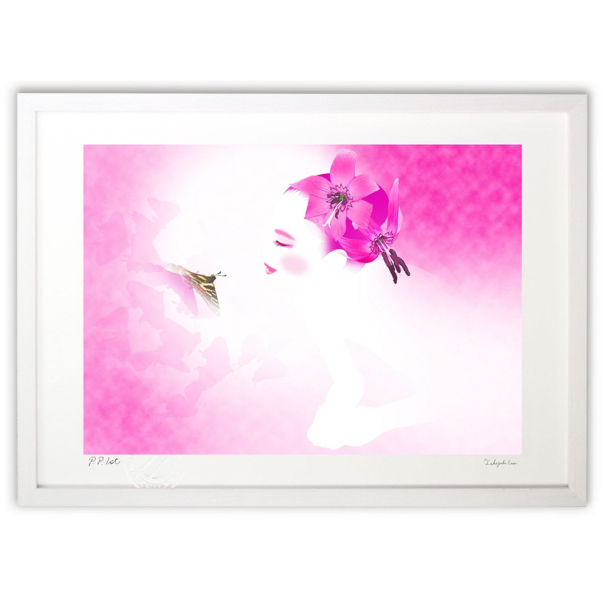 楽天市場】中山忠彦 「 ローブ・ド・バル 」 リトグラフ 石版画【中古