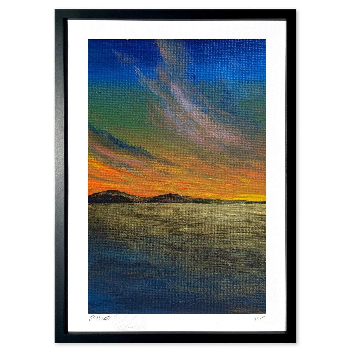 絵画・額縁・版画・青江 鞠・新品未使用・月光・お洒落・美術品・インテリア・雑貨 000000001173_gub7CIg.jpg