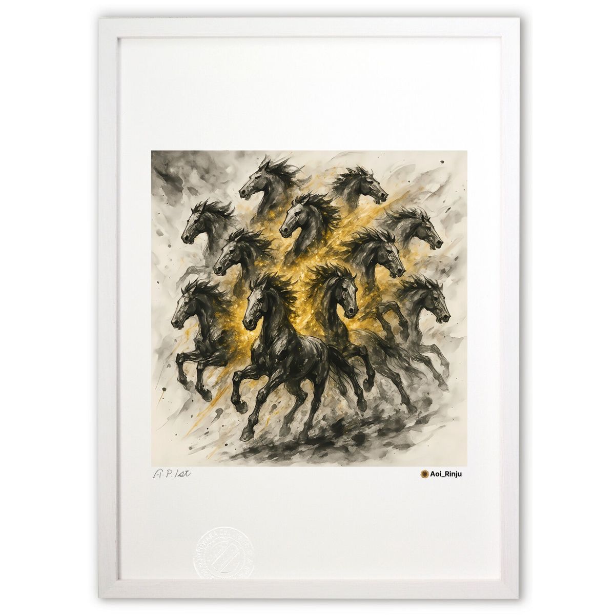 楽天市場】絵画 熊本城−10角 GA-03 額縁 高級 ブランド 純金 金細工