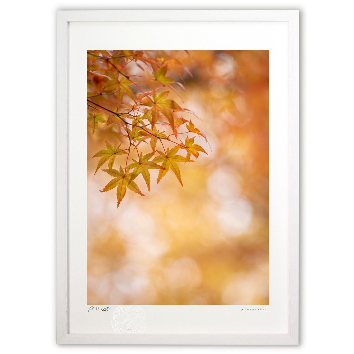 楽天市場】絵画 鈴木香／筆 「紅葉」 SM号 日本画 複製 額入り もみじ