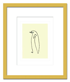 名画・抽象画 Pablo Picasso パブロ ピカソ Le pingouin, 1907(ペンギン、1907)/インテリア 額入り 額装込 風景画 油絵 ポスター アート アートパネル リビング 玄関 プレゼント モダン アートフレーム 飾る 3Lサイズ おしゃれ 壁掛け 絵｜絵画・壁飾り　風景専門店あゆわら 15,847円