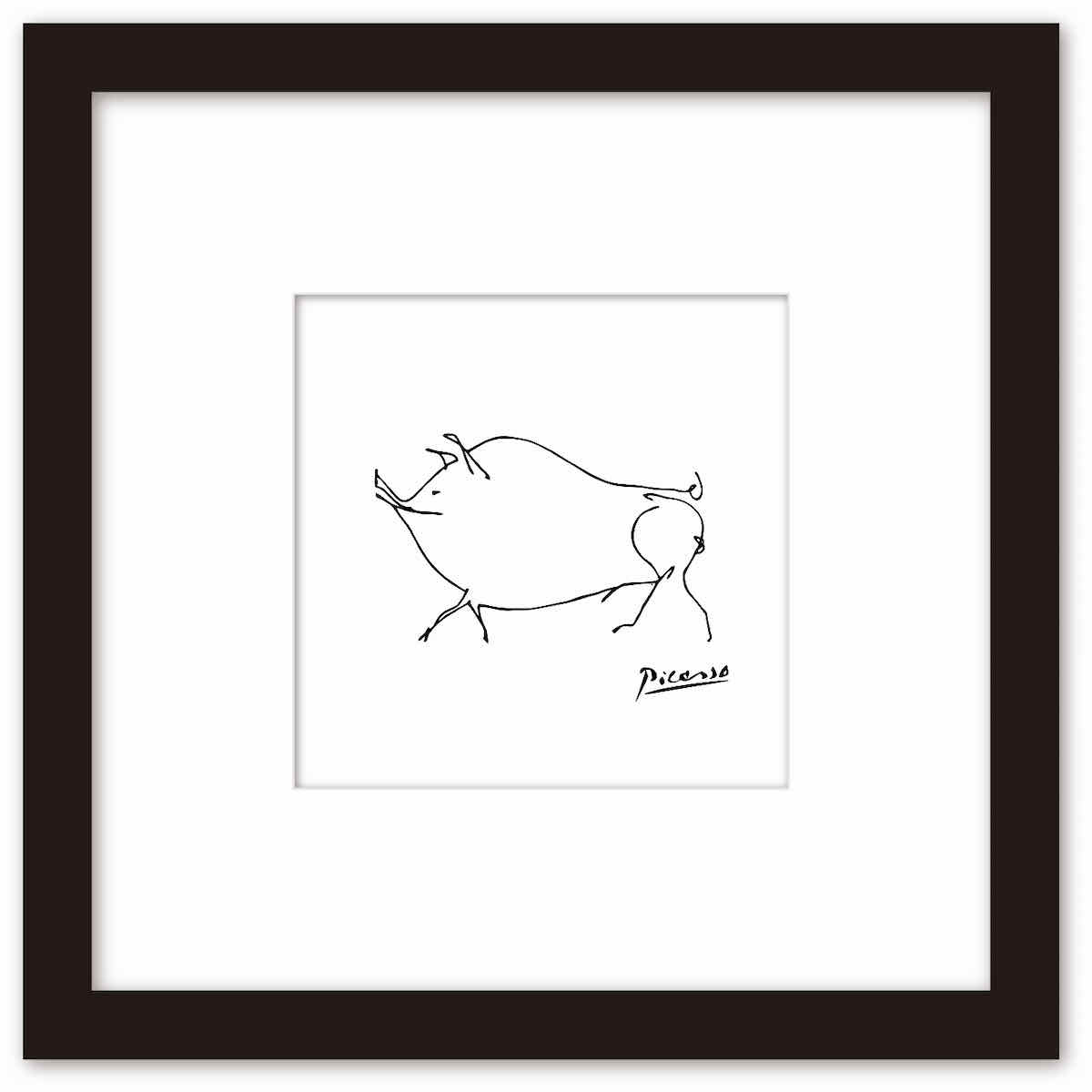 【新品・未使用】パブロ・ピカソ「フクロウ」壁掛けアート・インテリア 楽天市場】名画 ラインアート パブロ・ピカソ 署名入り フクロウ