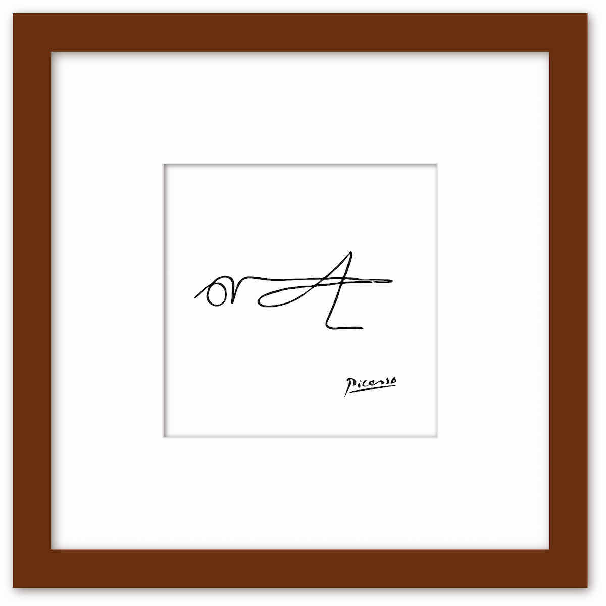 フラミンゴの線画アート（ピカソのプリント） Amazon.co.jp: フラミンゴ線画アート キャンバス絵画パブロ
