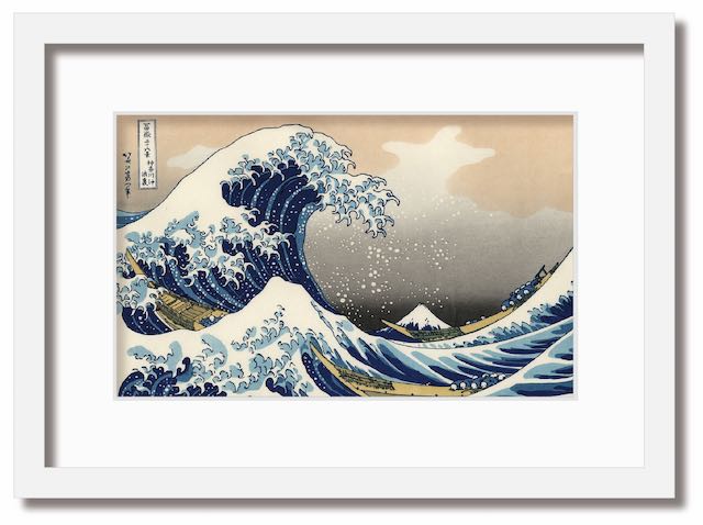 楽天市場】芸艸堂 HO-03 木版画 葛飾北斎「神奈川沖浪裏」メーカー取寄