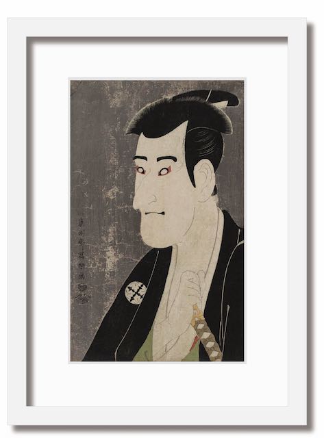 楽天市場】絵画 浮世絵 役者絵 志賀大七 東洲斎写楽 額入り インテリア