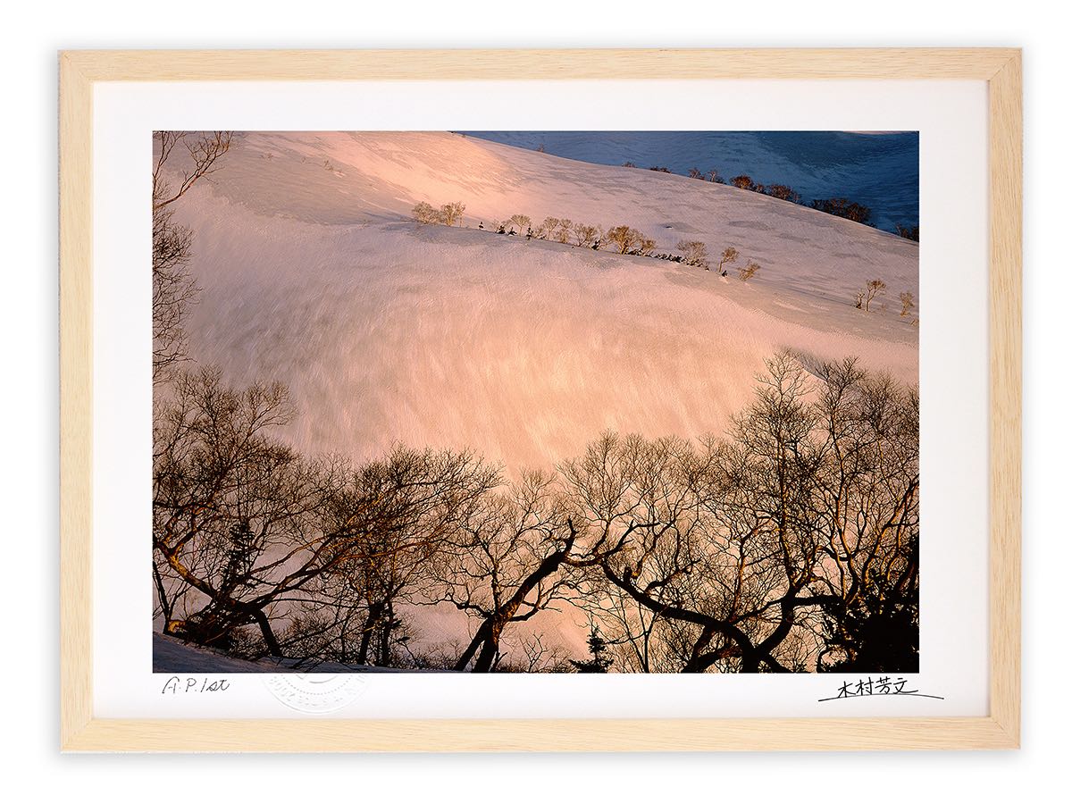 アートフォト 絵画 壁掛け 雪尾根/白山/インテリア 壁掛け 額入り 額装込 風景画 油絵 ポスター アート アートパネル リビング 玄関 プレゼント モダン アートフレーム おしゃれ 飾る