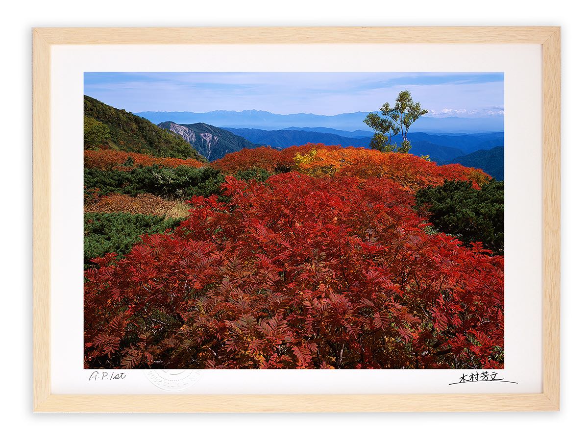 アートフォト 絵画 壁掛け 色の洪水/白山/インテリア 壁掛け 額入り 額装込 風景画 油絵 ポスター アート アートパネル リビング 玄関 プレゼント モダン アートフレーム おしゃれ 飾る｜絵画・壁飾り　風景専門店あゆわら