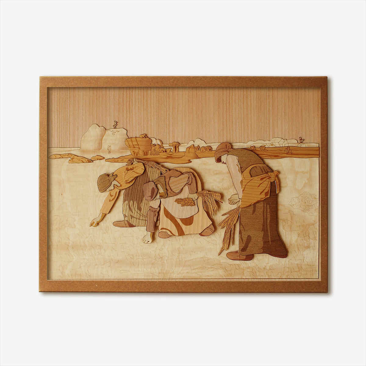 楽天市場】本格木工細工 木はり絵手作りキット「大津 走井茶屋