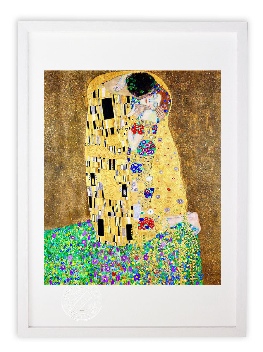グスタフ クリムト 画  ザ キス The KISS  Gustav Klimt 接吻 (クリムト) - Wikipedia