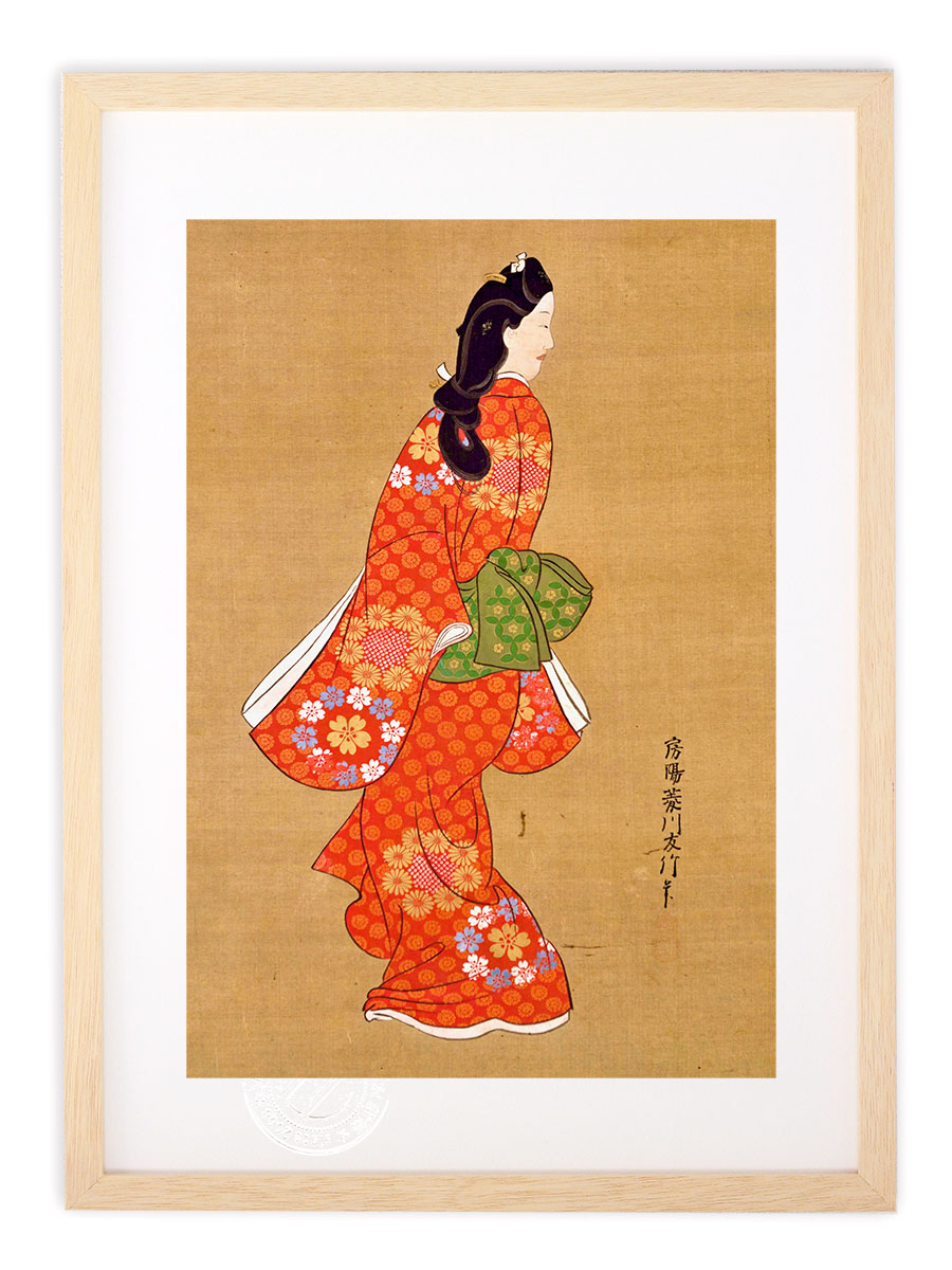 楽天市場】版画 絵画 名画 日本画 髪梳ける女 (かみすけるおんな