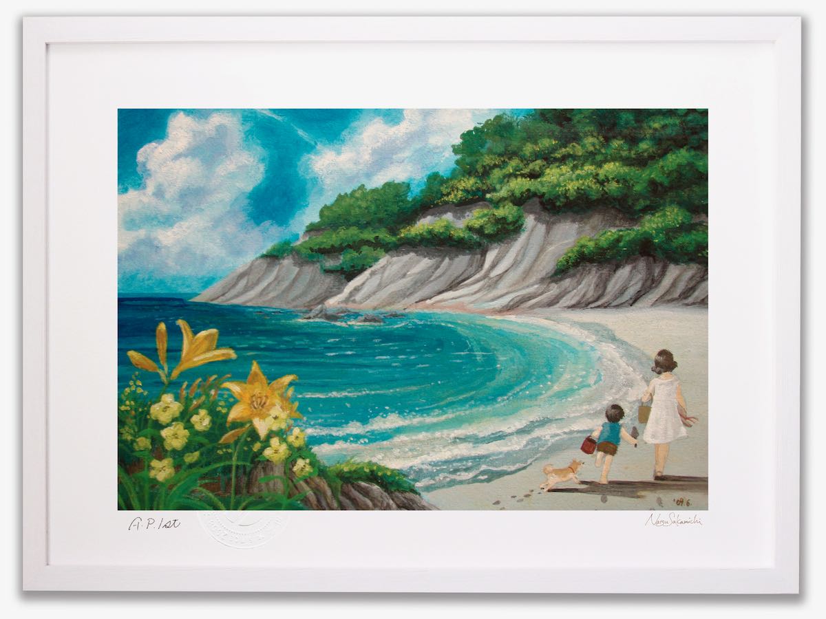 No.222フレーム付きキャンバスアート　オシャレ絵画　風景画　海絵画 楽天市場】アートパネル 海 キャンバスアート 抽象画 キャンバス