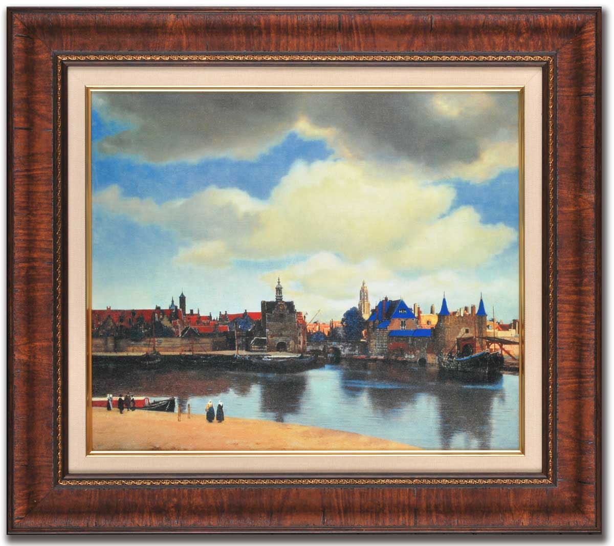 楽天市場】絵画 絵画芸術 フェルメール/インテリア 額入り 額装込 風景