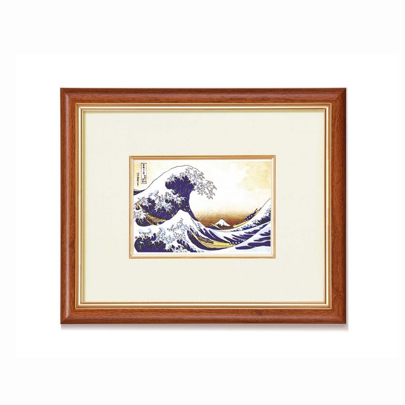 楽天市場】絵画 フォトフレーム入り 置き飾り 特小 葛飾北斎