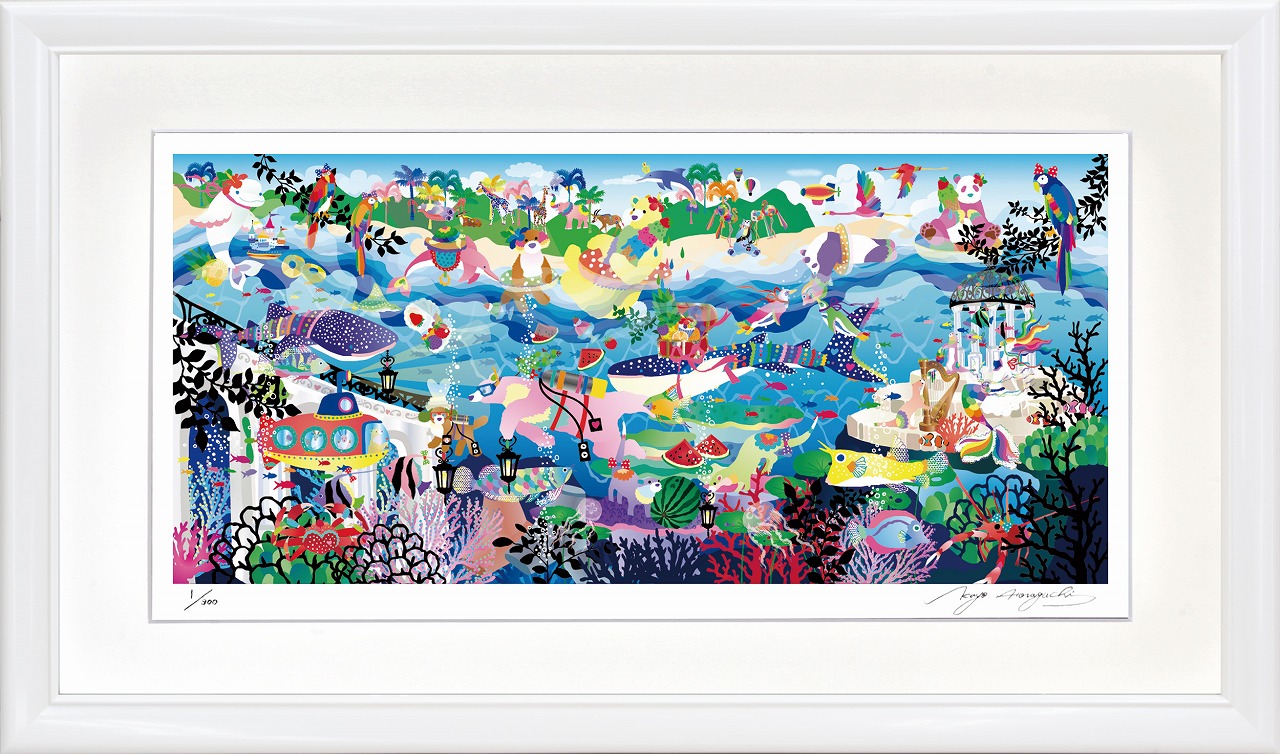 楽天市場】絵画 ホラグチ カヨ チェス盤の上にて インテリア 壁 に飾る