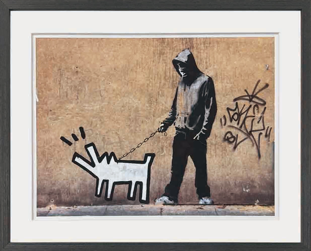 名画 バンクシー 武器を選べ バンクシー Banksy ストリートアート グラフィティ モダンアート 現代アート インテリア おしゃれ クール イギリス メッセージアート オフィス