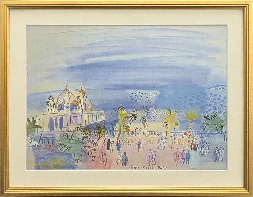 名画 ラウル・デュフィ ニースのカジノ，1934 Ｌ(ＧＤ) アート 絵画 インテリア おしゃれ 壁掛け ギフト プレゼント