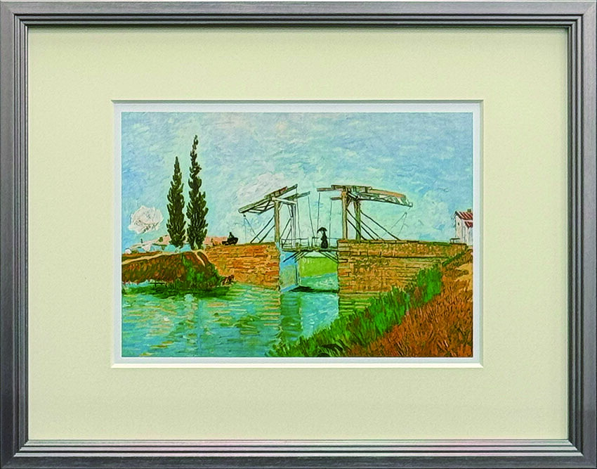 名画 ゴッホ 跳ね橋 Ｓ(ＳＶ) ゴッホ VanGogh 印象派 名画 ひまわり インテリア クラシック オランダ ギフト 星月夜