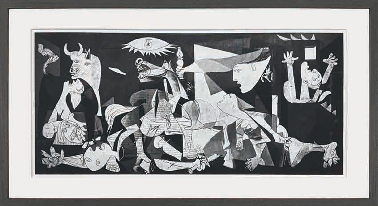 名画 ピカソ ゲルニカ ピカソ Picasso 名画 巨匠 キュビズム モダンアート インテリア おしゃれ スペイン ゲルニカ 複製画 アートポスター 美術館