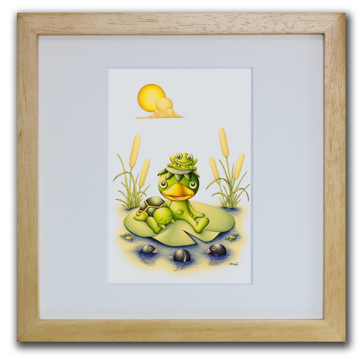 櫻井孝美「月光富士」油絵・SM 絵画買取・販売の小竹美術