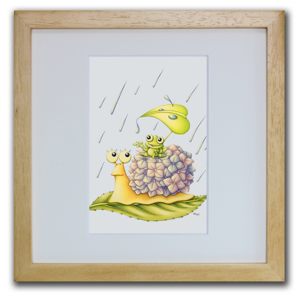 油彩画『花籠と柿』P8額装 sh026.jpg