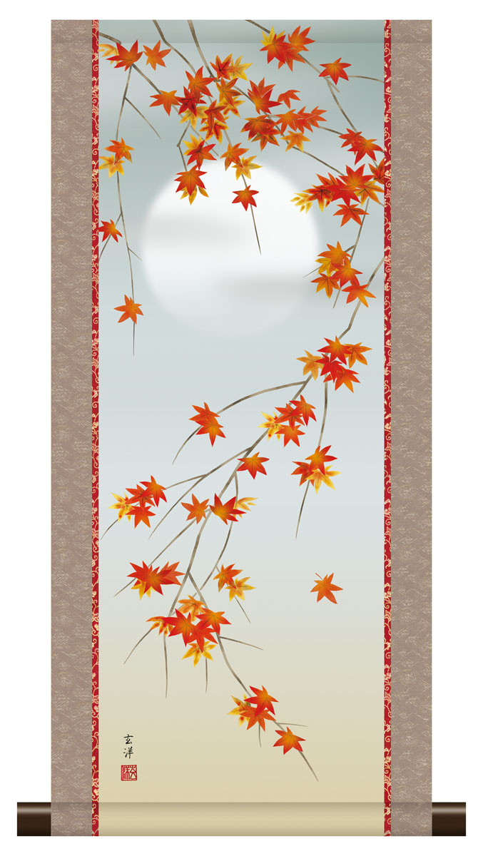 掛軸 田中竣『秋草に小禽図』花鳥図 絹本 肉筆 共箱付 掛け軸 a05056 楽天市場】10年保証 掛け軸 ミニ掛け軸 和風 花鳥画 年中掛け 四君子