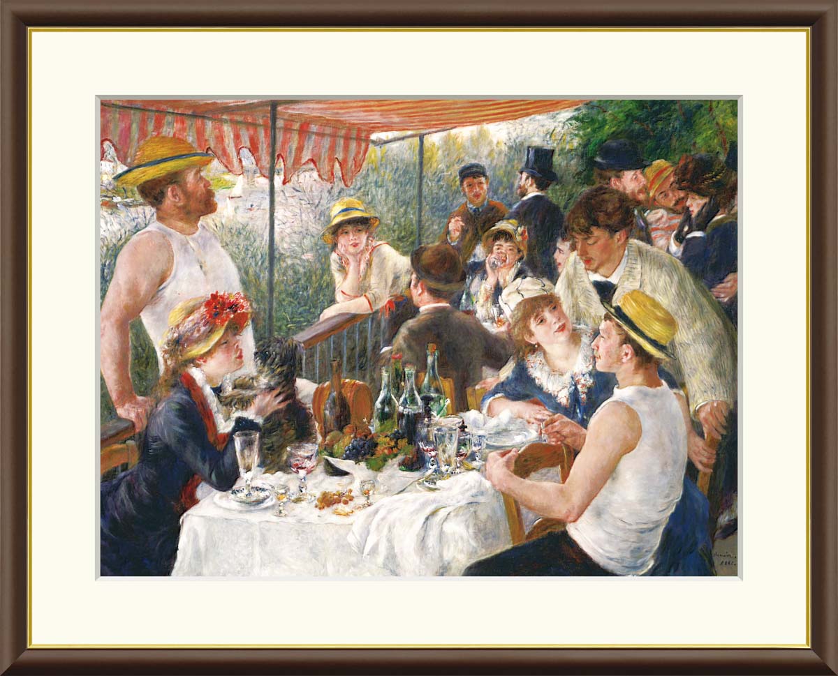 楽天市場】絵画 世界の名画 舟遊びをする人々の昼食 ピエール