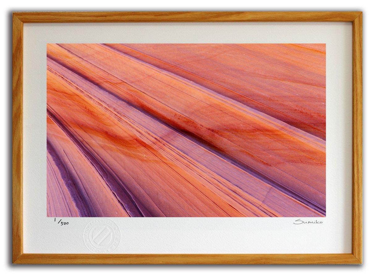 最大100%ポイントバック！限定抽選 版画 絵画 ザ ウエーブ - コヨーテビュート・ノース２(スミコ スコット)/インテリア 額入り 額装込 風景画 油絵 ポスター アート アートパネル リビング 玄関 プレゼント モダン アートフレーム 飾る おしゃれ 壁掛け 絵